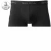 Marc O'Polo Shorts 3er Pack 154606/000 Trunks, Baumwoll-Stretch, Schwarz, Black