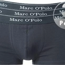 Marc O'Polo Shorts 3er Pack 154606/804 Trunks, Baumwoll-Stretch, Marine, Nightblue
