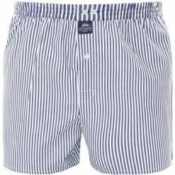 MC ALSON Boxer-Shorts 0241/blau-weiß Boxershorts, Baumwolle, Blau-weiß gestreift