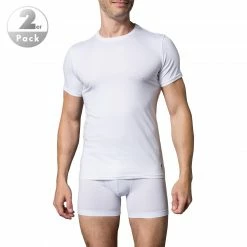 Polo Ralph Lauren T-Shirt 2 Pack 714621944002 T-Shirts, Baumwoll-Stretch, Weiß, White