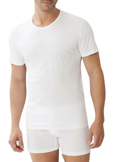Zimmerli Sea Island 286 T-Shirt 286/1441/01 Sea Island Baumwolle mercerisiert, Weiß, White