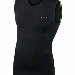 Falke Men Ergonomic Sport Tank Top 39615/3000 Tanktop, Tight Fit, Mikrofaser, Schwarz, Black