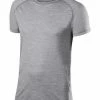 Falke Men Ergonomic Sport T-Shirt 33423/3757 Regular Fit, Wolle-Seide, Hellgrau meliert, Grey