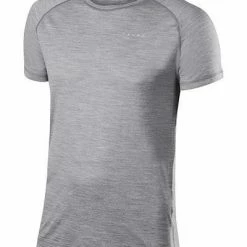Falke Men Ergonomic Sport T-Shirt 33423/3757 Regular Fit, Wolle-Seide, Hellgrau meliert, Grey