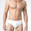 DEREK ROSE Micro Modal Brief 8527/ALEX001WHI Slip, Micromodal-Mix, Weiß