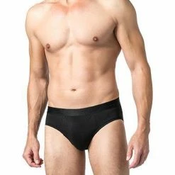 DEREK ROSE Pima Cotton Brief 8525/JACK001BLA Slip, Baumwoll-Stretch, Schwarz