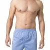 DEREK ROSE Classic Boxer Shorts 6000/AMAL001BLU Boxershorts, Baumwolle, Hellblau-weiß gestreift