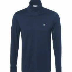 LACOSTE Rollkragenshirt UH6928/166 Regular Fit, Baumwolle, Marine