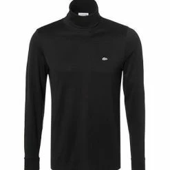 LACOSTE Rollkragenshirt UH6928/031 Regular Fit, Baumwolle, Schwarz, Noir