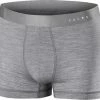 Falke Men Ergonomic Sport Boxer 33428/3757 Trunks, Regular Fit, Seide-Wolle, Heiigrau meliert, Grey