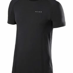Falke Men Ergonomic Sport T-Shirt 39612/3000 Comfort Fit, Mikrofaser, Schwarz, Black