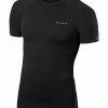 Falke Men Ergonomic Sport T-Shirt 39613/3000 Tight Fit, Mikrofaser, Schwarz, Black