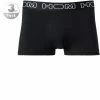 HOM Boxerlines Boxer Briefs 3er Pack 400387/V001 Trunks, Baumwoll-Stretch, Schwarz, Black