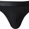HOM Classic Mini Briefs 400204/0004 Slip, Baumwolle, Schwarz, Black