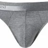 HOM Classic Mini Briefs 400204/00ZU Slip, Baumwolle, Grau meliert, Grey