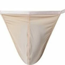 HOM Plumes G-String 359931/00DT Stringtanga, Mikrofaser-Stretch, Nude, Skin