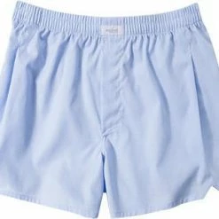 van Laack 140766/BOXER/720 Boxershorts, Baumwolle, Hellblau meliert, Hellblau
