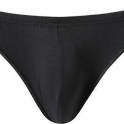 HOM Freddy G-String 400202/0004 Baumwoll-Stretch, Schwarz, Black