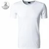 BOSS Shirt 2er Pack 50325407/100 T-Shirts,Slim Fit, Baumwolle, Weiß, White