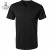 BOSS Shirt 2er Pack 50325/001 T-Shirts, Relaxed Fit, Baumwolle, Schwarz, Black