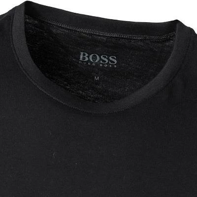 BOSS Shirt 2er Pack 50325/001 T-Shirts, Relaxed Fit, Baumwolle, Schwarz, Black – Bild 3