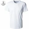 BOSS Shirt 2er Pack 50325/100 T-Shirts, Relaxed Fit, Baumwolle, Weiß, White