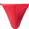 HOM Plumes G-String 359931/4063 Stringtanga, Mikrofaser-Stretch, Feuerrot, Red