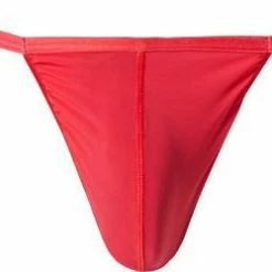 HOM Plumes G-String 359931/4063 Stringtanga, Mikrofaser-Stretch, Feuerrot, Red
