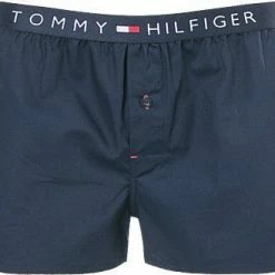 Tommy Hilfiger Woven Boxer 1U87905489/416 Boxershorts, Baumwolle, Navy