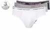 Tommy Hilfiger Brief 3er Pack 1U87903766/004 Slip, Baumwoll-Stretch, Weiß-schwarz-grau, Schwarz-grau-weiß