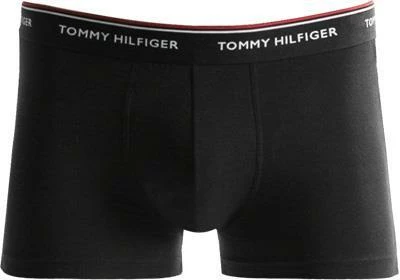 Tommy Hilfiger Trunks 3er Pack 1U87903842/004 Baumwoll-Stretch, Weiß-schwarz-grau, Schwarz-grau-weiß – Bild 4