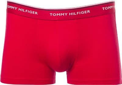 Tommy Hilfiger Trunks 3er Pack 1U87903842/611 Baumwoll-Stretch, Navy-weiß-rot, White-red-peacoat – Bild 3