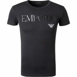 EMPORIO ARMANI Crew Neck 111035/CC716/00020 T-Shirt, Baumwolle, Schwarz