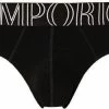 EMPORIO ARMANI Brief 110814/CC735/00020 Slip, Baumwoll-Stretch, Schwarz, Schawrz