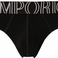 EMPORIO ARMANI Brief 110814/CC735/00020 Slip, Baumwoll-Stretch, Schwarz, Schawrz
