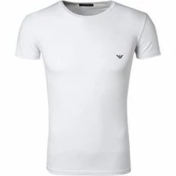 EMPORIO ARMANI Crew Neck 111035/CC735/00010 T-Shirt, Baumwolle, Weiß
