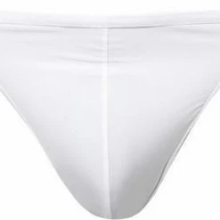 HOM Plumes Micro Briefs 404756/0003 Slip, Mikrofaser-Stretch, Weiß, White