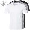 BOSS T-Shirt RN 3er Pack 50325388/999 T-Shirts, Baumwolle, Schwarz-weiß-grau, Assorted