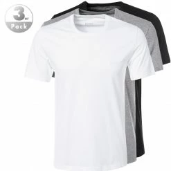 BOSS T-Shirt RN 3er Pack 50325388/999 T-Shirts, Baumwolle, Schwarz-weiß-grau, Assorted
