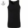 BOSS Tank Top 2er Pack 50325406/001 Tanktops, Baumwoll-Stretch, Schwarz, Black