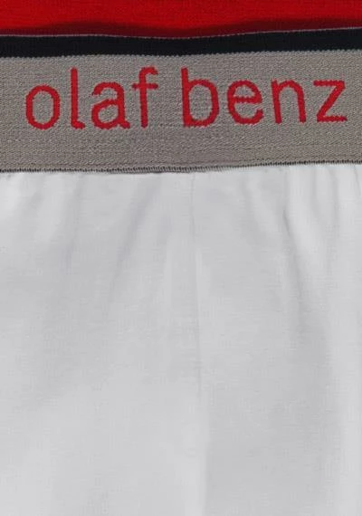 Olaf Benz RED1010 Boxerpants 2er Pack 101023/1000 Trunks, Baumwolle, Weiß, White – Bild 4