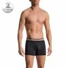 Olaf Benz RED1010 Boxerpants 2er Pack 101023/8000 Trunks, Baumwoll-Stretch, Schwarz, Black