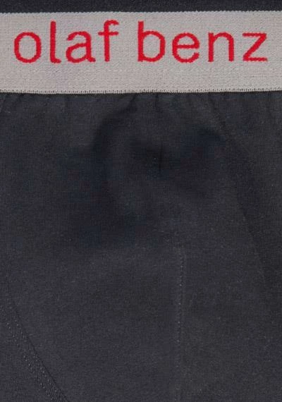 Olaf Benz RED1010 Boxerpants 2er Pack 101023/8000 Trunks, Baumwoll-Stretch, Schwarz, Black – Bild 4