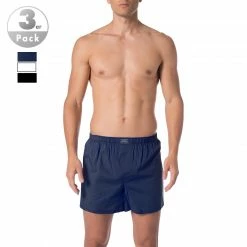 Polo Ralph Lauren Boxer 3er Pack 714610864/001 Boxershorts, Baumwolle, Weiß-blau-navy