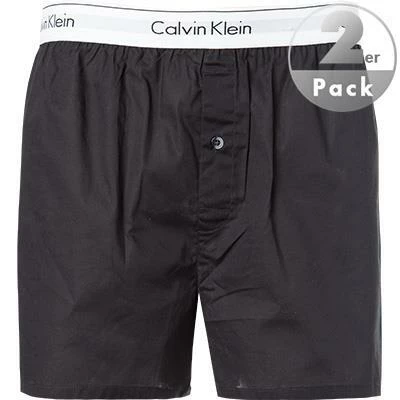 Calvin Klein Underwear Calvin Klein MODERN COTTON 2er Pack NB1396A/001 Boxershorts, Baumwolle, Schwarz, Black – Bild 2