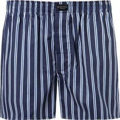 Novila Shorts 8147/055/104 Boxershorts, Baumwolle, Marine-weiß gestreift, Marine