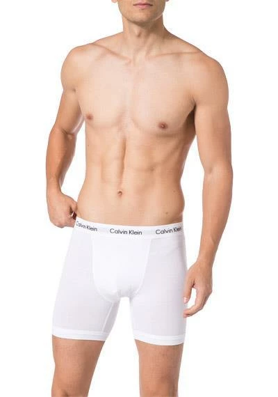 Calvin Klein Underwear Calvin Klein COTTON STRETCH 3er Pack NB1770A/MP1 Trunks, Baumwolle, Schwarz-weiß-grau – Bild 2