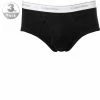 Calvin Klein Underwear Calvin Klein COTTON STRETCH 3er Pack NB1398A/001 Slips, Baumwolle, Schwarz