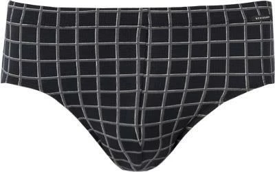 Schiesser day and night Minislip 159611/803 Baumwolle, Navy kariert, Dunkelblau