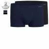 bugatti Pants 2er-Pack 50015/6061/630 Trunks, Baumwolle, Navy, Blue-dark-solid